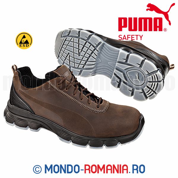 Pantofi din piele - Pantofi de protectie PUMA CONDOR S3 ESD SRC